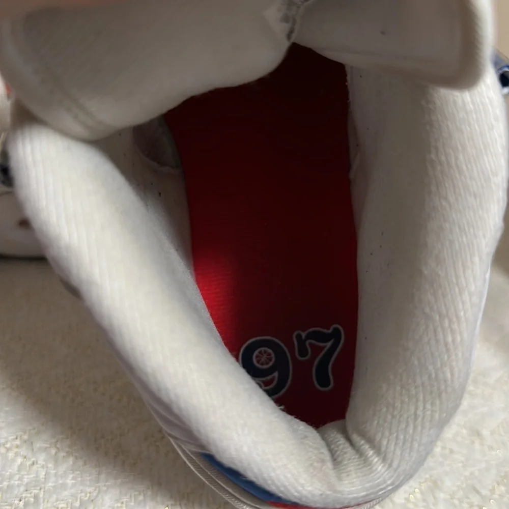Allen Iverson Sneakers REEBOK Question Mid Double Cross (Blue/Red)